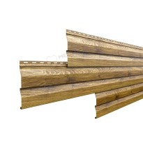 Изображение товара Металлический сайдинг Корабельная доска ECOSTEEL матовый Дуб