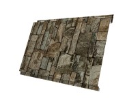 Изображение товара Металлический сайдинг Вертикаль Classic Print Elite Fine Stone