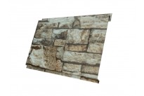 Изображение товара Металлический сайдинг Вертикаль Classic Drap TwinСolor Fine Stone