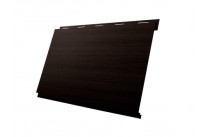 Изображение товара Металлический сайдинг Вертикаль Classic Drap TwinСolor Coffee Wood