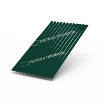 Изображение товара Профнастил стеновой МП-18x1100 Полиэстер 0.7 6005