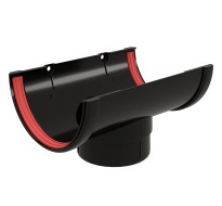Изображение товара Воронка Классика 120 ПВХ GL черная(RAL 9005)