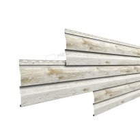 Изображение товара Металлический сайдинг Корабельная доска ECOSTEEL текстурированный Беленый Дуб