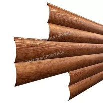 Изображение товара Металлический сайдинг Woodstock Трапеция ECOSTEEL ЗолотойДуб