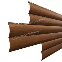 Изображение товара Металлический сайдинг Woodstock Волна ECOSTEEL Мореный Дуб