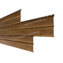 Изображение товара Металлический сайдинг Lбрус XL Накатка ECOSTEEL матовый Мореный Дуб