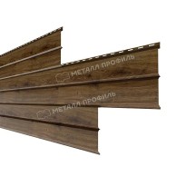 Изображение товара Металлический сайдинг Lбрус XL Накатка ECOSTEEL матовый Античный дуб