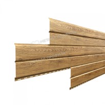 Изображение товара Металлический сайдинг Lбрус ECOSTEEL текстурированный ЗолотойДуб