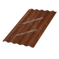 Изображение товара Профнастил стеновой НС-35x1000 ECOSTEEL 0.5 Мореный Дуб