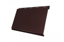 Изображение товара Металлический сайдинг Вертикаль Classic Drap 8017
