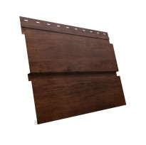 Изображение товара Металлический сайдинг Квадро Брус Print Premium Cherry Wood Fresh