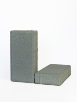 Изображение товара Брусчатка 200х100х40 мм. Цвет серый.