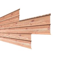 Изображение товара Металлический сайдинг Lбрус XL Накатка ECOSTEEL текстурированный Золотой орех