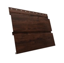 Изображение товара Металлический сайдинг Квадро Брус Print Elite Cherry Wood