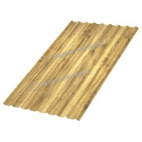 Изображение товара Профнастил кровельный МП-20x1100 ECOSTEEL текстурированный 0.5 ЗолотойДуб