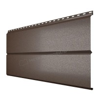 Изображение товара Металлический сайдинг Lбрус XL Гладкий VALORI Dark Brown (Тёмно-коричневый)