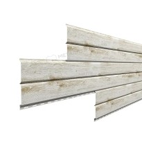 Изображение товара Металлический сайдинг Lбрус XL Гладкий ECOSTEEL матовый Беленый Дуб