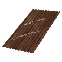 Изображение товара Профнастил стеновой C-21х1000 ECOSTEEL 0.5 Мореный Дуб