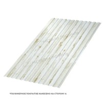 Изображение товара Профнастил стеновой МП-10x1100 ECOSTEEL текстурированный 0.5 Беленый Дуб