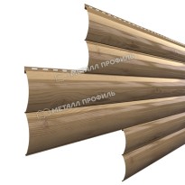 Изображение товара Металлический сайдинг Woodstock Гладкая ECOSTEEL матовый Сосна